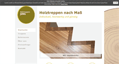 Desktop Screenshot of holztreppen-jung.de
